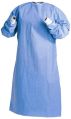 Cotton Non Woven Blue Green Plain Full Sleeve Surgeon Gown