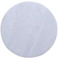 9 Inch White Marble Chakla