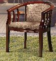 Solid wood chairs with armrest