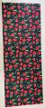 Red Black Green flower print cotton shirt fabric