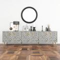 Bone Inlay Large Sideboard Chest Of Drawers