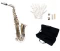Rmze Professional Alto Brass Silver Saxophone