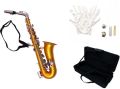 Rmze Professional Alto Brass Yellow-Silver Saxophone
