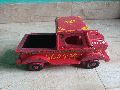 Mini Wooden Pickup with Hand Painted