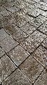 Polished grey marble paver blocks