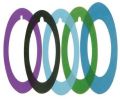 Multiple Color Round Plastic Shims
