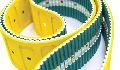All Brands PU Green & Yellow polyurethane belt