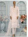White Sadabahar Designer Suit