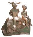 Brass Children Statue