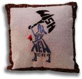 Cotton Fabric Cushion Cover Hand Embroidered