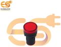 220V 20mA AC flush panel mount LED Indicator light Red color