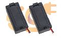 single 9v battery holder hard plastic case