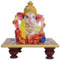 Marble Ganesh with Chowki