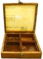 Brown Polished Santarms wooden dry fruit box