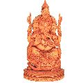 Wooden Ganesha Idol