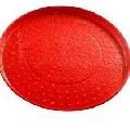 Plastic Round Red Coated chicks feeder tray