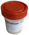 Round White polypropylene urine container