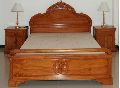 Wooden carved bed