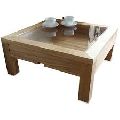 wooden coffee table