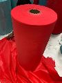 Red Non Woven Poly Fabric