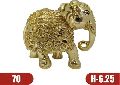 Gold Plated Elephant Statue