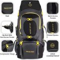Travel Point 80 L Black Waterproof Rucksack Backpack