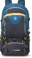 Travel Point 65 L Grey and Blue Rucksack Bag with Water Proof Shoe Compartment
