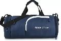 Travel Point Blue Gym Bag with Wet Pocket and Shoe Compartment