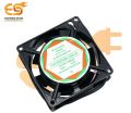 Small 8025 3 inch (80x80x25mm) Brushless 240V AC 18W exhaust cooling fans