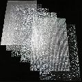 Polycarbonate Rectangular Square Transparent textured sheets