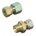 Brass Polished hydraulic pipe connector
