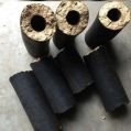 Round Brown Hard biomass briquettes