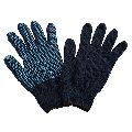 COTTON KNITTED DOTTED HAND GLOVES