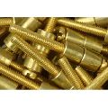 Golden Anodizing alloy c27400 brass fasteners
