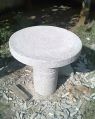 Plain Polished granite round table