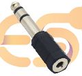 Mono 6.35mm male to 3.5mm female audio connector