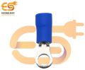 RV2-4 15A Blue color 16-14 AWG wire gauge 4mm diameter Hard plastic insulated ring crimp connector