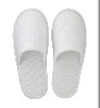 EVA White Plain Terry Towel hotel slipper