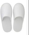 White Plain Terry Towel Slippers