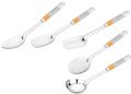 Stainless Steel 5 Piece Serving Spoon Set