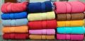 Balaji Multicolor plain cotton bath towel