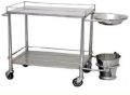 Rectangular Sliver Hospital Dressing Trolley