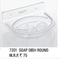 Unbreakable Round Soap Dish