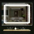Wall Mounted Rectangular LED Bathroom Mirrorv
