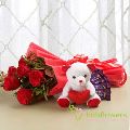 Sweet Romance Combo Flower Bouquet