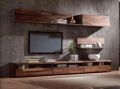 Brown Polished Wooden TV Cabinet