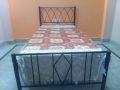 Wrought iron single bed