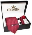 Red Striped Necktie Set