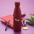 Stainless Steel Vacuum Bottle COLA DUSKY RED THERMO PLUS 500 ML (DOUBLE WALL)