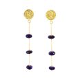 Natural Amethyst Earring Jewelry